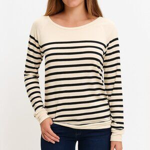 TNA striped sweater